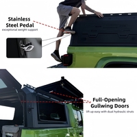 Pickup 5.5ft 5.7ft Bed Cap Hard Camper Shell Topper Truck Canopy Dodge Ram 1500 2500 2021 2022 2023 Aluminum JTG YUN