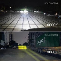 Ampoules de phare LED laser, lentille de projecteur, lumière H7 H8 H9 H11 9005 9006 8000K 6000K 3000K pour phares de voiture 12V, feux de brouillard