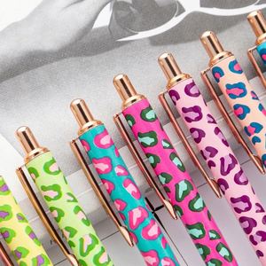 Creative Cartoon Cute Leopard Print Christmas Engraving Promotional 1.0Mm Ballpoint <b>Pen</b> - Product Image 3