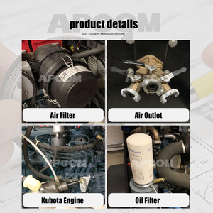 Compresseur d'air portable LUY050-7 Original Jackhammer 185 Cfm avec moteur diesel - Product Image 5