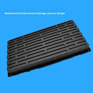 Bandeja de plántulas profundas para uso doméstico C165, plástico negro sin PS para cultivo hidropónico sin suelo, verduras de hojas - Product Image 4