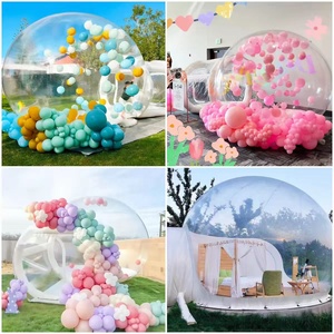 Grande tente bulle gonflable transparente, dôme igloo clair, logo personnalisé pour les stations touristiques, les sites <span class=keywords><strong>de</strong></span> camping, les hôtels <span class=keywords><strong>de</strong></span> vacances, les fêtes - Product Image 6