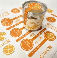 Label Botol Stoples Kemasan Makanan Label Logo Stiker Segel Tahan Air Vinyl Stiker Kustom Printer Label