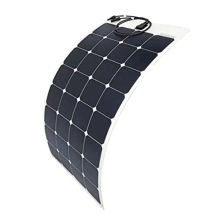 Sunpower सेल 125x125 4x8 अर्द्ध लचीला 110w के लिए 120w ETFE सौर पैनल 100 वाट कारवां