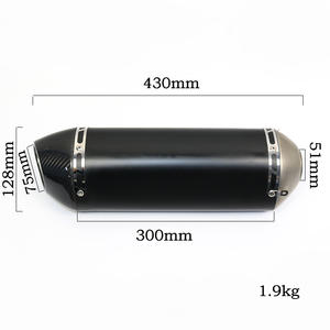 ระบบท่อไอเสีย <span class=keywords><strong>Yoshimura</strong></span> 47 ท่อไอเสีย <span class=keywords><strong>Yoshimura</strong></span> <span class=keywords><strong>R77</strong></span> แบบปรับแต่งสำหรับการแข่งขัน แบบสวมทับ สำหรับรถ Kawasaki ZX14R ปี 2012-2021 - Product Image 6