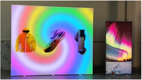 Boîte à lumière LED dynamique programmable avec effets d'animation défilante pour affichage en magasin