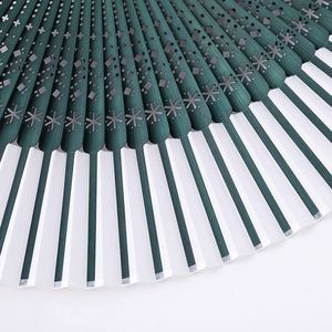Ventilador de Mano Luminoso de Estilo Clásico de Calidad Premium, Diseño de Corazón de Plástico con Mensaje Personalizado - Product Image 3