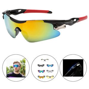 Lunettes de sport polarisées en PC personnalisables avec logo, protection UV 400, coupe-vent, pour hommes, femmes et enfants, idéales pour le cyclisme en extérieur. - Product Image 1
