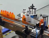 Machine d'étiquetage pour bouteilles rondes en plastique, verre, métal, parfum, vin, cosmétiques, shampoing