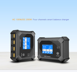 Chargeur intelligent N-UP9 à quatre canaux AC100W DC20W pour batteries Li-ion, LiFe, NiMH, NiCd, LiHV, PB et modèles RC - Product Image 6