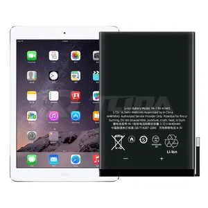 批发OEM纯钴高容量电池平板电脑电池适用于苹果iPad 2 3 4 5 6空气空气2迷你1 2 3 4专业9.7 10.5 12.9