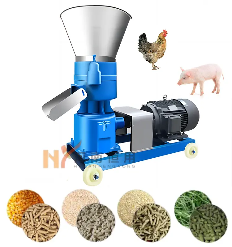 Hayvan beslemeleri için endüstriyel palet yapma makinesi yem işleme makineleri/peletleyici makinesi