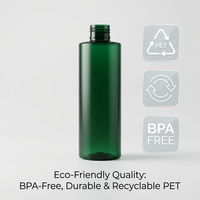 Distributeur de savon en plastique PET imprimé sur mesure en gros - Bouteille rechargeable élégante de 500 ml pour savon liquide et soins capillaires et corporels