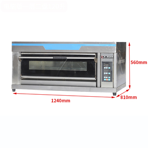 Horno comercial de acero inoxidable, máquina profesional Industrial para hornear Pizza, tostador, equipo de panadería, horno eléctrico para hornear pasteles - Product Image 2