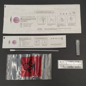 Kit di Campionamento DNA Monouso con Tampone Sterile in Nylon Floccato per Raccolta Orale - Product Image 4