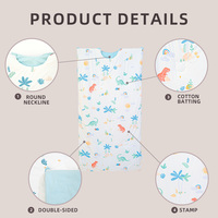 Gigoteuse pour bébé 75x140cm en tissu polyester avec rembourrage en polyester anti-coup de pied pour le sommeil et la sieste de jour comme de nuit CPC REACH OEKO-TEX