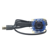 Module de caméra USB Haozhou Technology HZ-IMX377 S1.0 avec capteur IMX377 4K HD CMOS 12MP, objectif fisheye M12, sans pilote UVC, mise au point fixe
