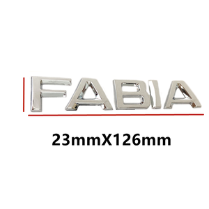 Adesivo Badge 3D in Metallo per Bagagliaio Auto, per Skoda Octavia <span class=keywords><strong>Kodiaq</strong></span> Karoq Superb Rapid Fabia Kamiq Yeti 4x4, Logo con Lettere, <span class=keywords><strong>Accessori</strong></span> - Product Image 4