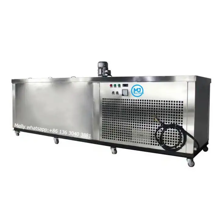 Direktkühlung Eisblock-Herstellungsmaschine 15 Tonnen mit automatischem Eisernten und Eis-Schubsystem
