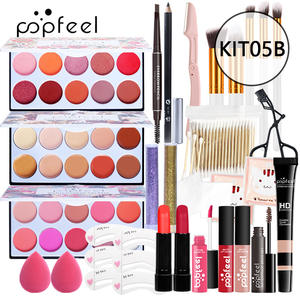 Ensemble de maquillage tout-en-un directement de l'usine, coffret cadeau de maquillage léger pour femme, ensemble de fards à paupières, poudre, rouge à lèvres, cadeau de Noël - Product Image 3