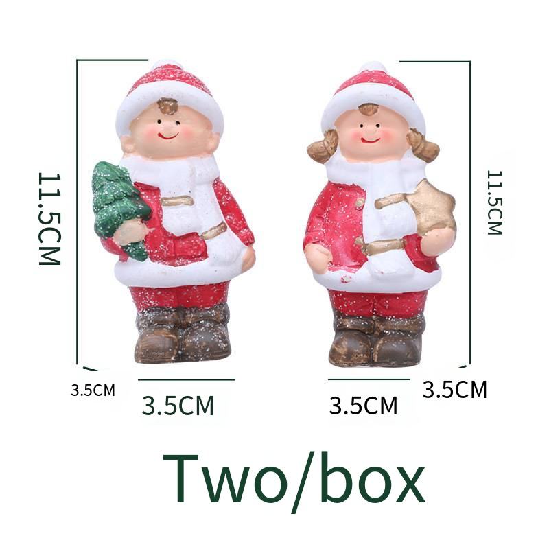 เครื่องประดับเซรามิกคู่สำหรับเด็กชายและเด็กหญิง