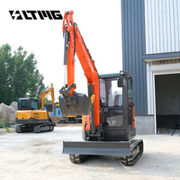 Fabricant chinois d'excavatrices lourdes certifiées CE LTMG, excavatrice de 5 tonnes, 6 tonnes, 8 tonnes, 9 tonnes, 12 tonnes, grande excavatrice de qualité supérieure