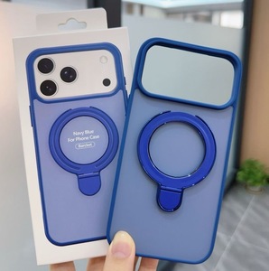 เคส iPhone แบบมีหน้าต่างขนาดใหญ่ พร้อมวงแหวนแม่เหล็ก รองรับการใช้งานกับ TPU PC ป้องกันการกระแทก สำหรับรุ่น 11 12 13 14 15 Pro Max Plus - Product Image 6