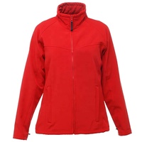 Chaqueta Softshell de mujer de diseño personalizado, cuello levantado, funcional, impermeable, ropa deportiva de invierno unida con forro polar
