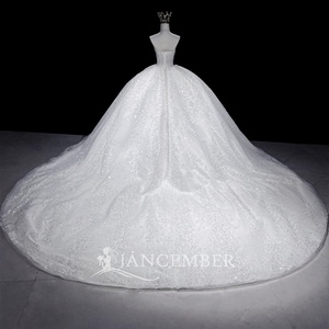JFH192 Superbes robes de mariée bouffantes en cristal style Empire Sweetheart - Product Image 2