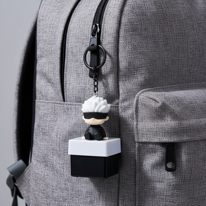 Accessoire décoratif, cadeau personnalisé, porte-clés en acrylique Jujutsu <span class=keywords><strong>Kaisen</strong></span> Gojo Satoru, pendentif anime pour les fans, collection Otaku - Product Image 4