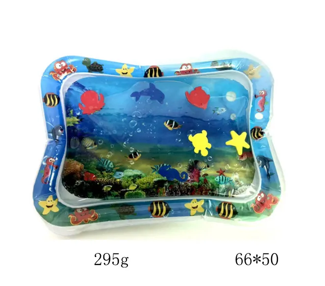 Ocean Animal Print Baby Inflatable Play Mat Baby Toys For Newborn Boys Girls Water Fun Game Toys
