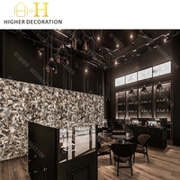 Vitrine d'exposition de montres personnalisée avec éclairage, design de comptoir pour boutique de montres