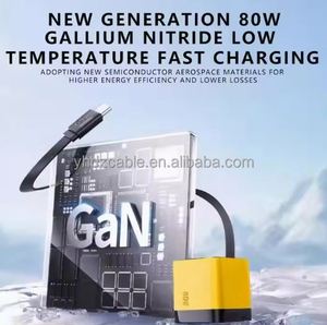 80W Wall Charger Fast Charging with Expandable Cable <b>Type</b>-<b>C</b> for PD Charging of Apple - Product Image 6