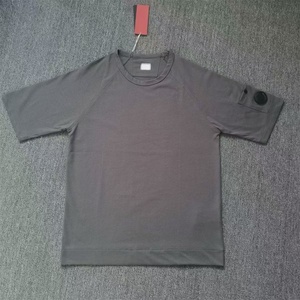 Wholesale casual youth CP street fashion 100% cotton classic basic company short-sleeved T-<b>shirt</b> for men - Product Image 4