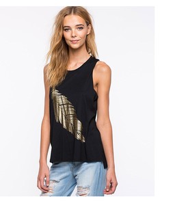 T-<span class=keywords><strong>Shirt</strong></span> <span class=keywords><strong>sans</strong></span> manches pour femmes, ample et imprimé, classique, Yoga, exercices de course - Product Image 5