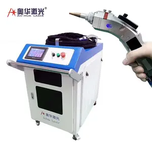 Hand held fiber laser welding machine vision yag lazer seam welding device stainless steel watt 1000W 1500W AOHUA LASER