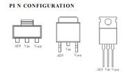 Regulator negatif 3-Terminal D337 IC dapat disesuaikan