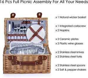 <span class=keywords><strong>Cesta</strong></span> de Picnic con Tapa, Pequeña, para Niños, Caja de Almacenamiento Portátil, <span class=keywords><strong>Platos</strong></span> de Algodón Internacionales, Cestas al por Mayor - Product Image 5