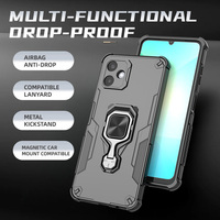 Support d'anneau de support de luxe étui de téléphone portable pour Samsung Galaxy A06 A16 coque magnétique arrière Funda couverture de téléphone portable pour oppo Realme