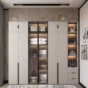 <span class=keywords><strong>Armario</strong></span> <span class=keywords><strong>Blanco</strong></span> para Dormitorio con <span class=keywords><strong>Puerta</strong></span> de Vidrio - Product Image 4