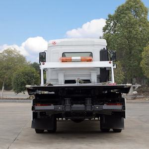 SHACMAN çekme kamyon 4x2 10 ton ağırlık vinç arka kaldırma araçları kurtarmak için Flatbed yatak Underlift Wreckers çekici kamyon satış - Product Image 6