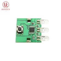 Vente chaude de piles bouton Cr2032, petites lumières LED clignotantes, mini module LED clignotant alimenté par pile