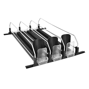Sistema de Empurrador de Latas de Refrigerante com Alimentação Automática, Organizador de Bebidas com Molas para Supermercados - Product Image 1