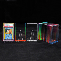 Pelindung Kartu Graded Double Panel Mix Gradient Color Glitter TPU 35pt, Pelindung Bumper, Stok Kartu PSAGraded Guard