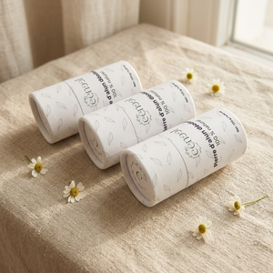 Tube en papier non imprimé pour impression personnalisée de marque, emballage écologique pour formules cosmétiques solides faites maison - Product Image 5