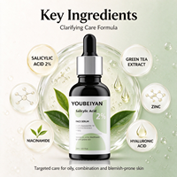 Traitement Liquide Bio Apaisant et Réparateur Anti-Acné à l'Acide Salicylique 2% et Vitamine E pour Peaux Sensibles