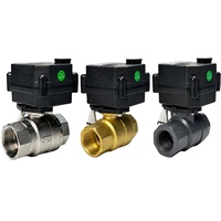 Vanne à boisseau sphérique électrique Flomarvel 220V 2 voies 2 fils à arrêt/ouverture automatique, usine OEM ODM