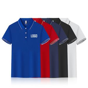เสื้อโปโลพิมพ์โลโก้ตามสั่ง ระบายอากาศได้ดี สำหรับผู้ชาย เสื้อยืดออกกำลังกาย โพลีเอสเตอร์ แห้งเร็ว เหมาะสำหรับวิ่งและออกกำลังกาย ขายส่ง - Product Image 1