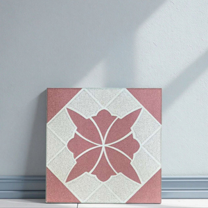 Piastrelle in mosaico in marmo botanico Vintage <span class=keywords><strong>rosa</strong></span> 200x200mm piastrelle Decorative per pavimenti antiscivolo - Product Image 3