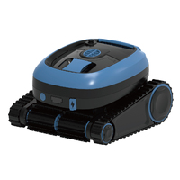 Système de nettoyage automatique intelligent portable sans fil en ABS, aspirateur robotisé pour l'entretien des piscines